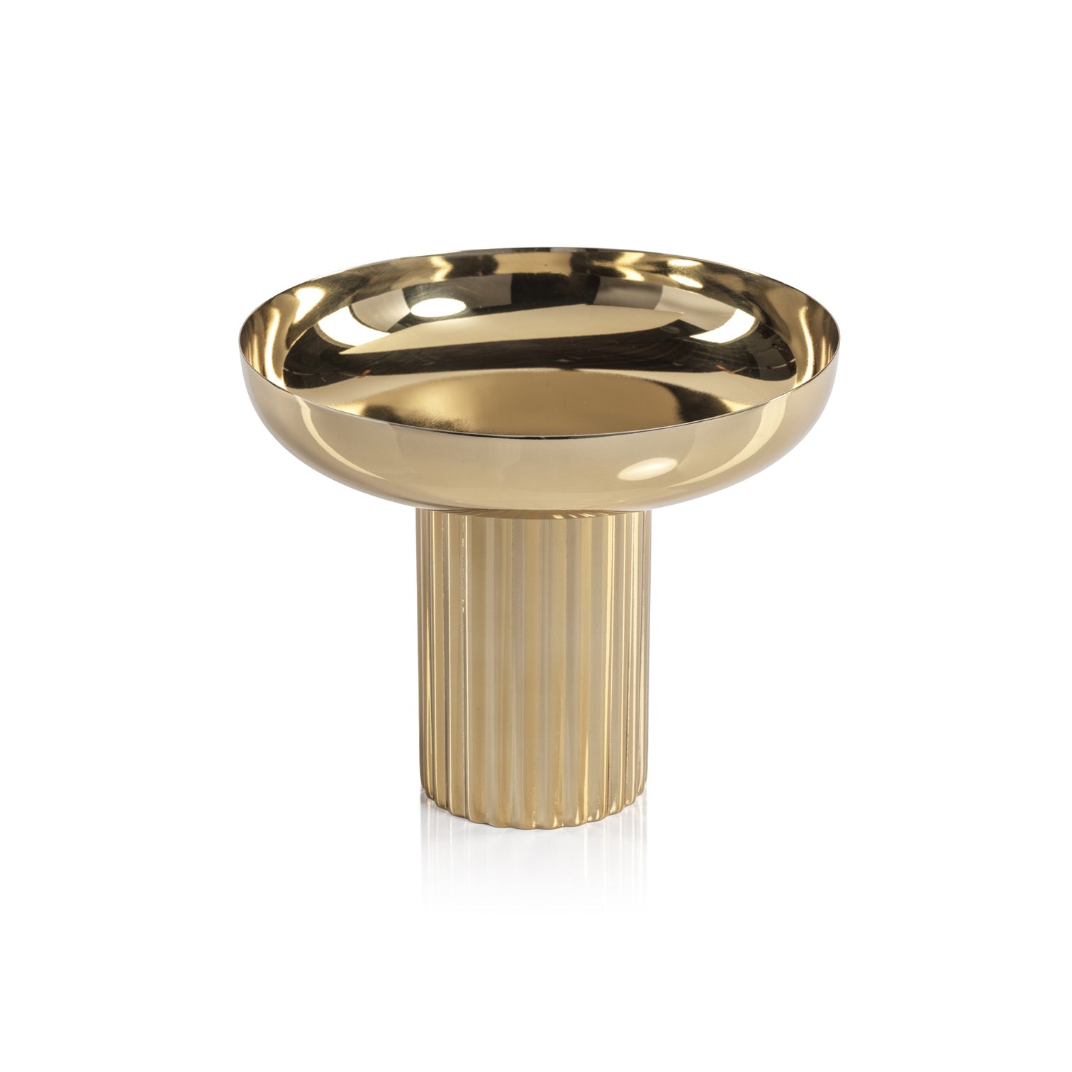 Polished Gold Footed Serving Tray - Image 2